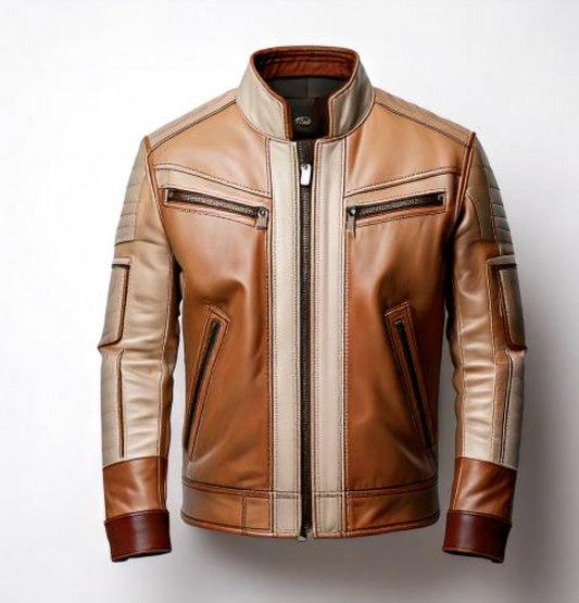 Jacket en Cuir Homme - JC Voyager