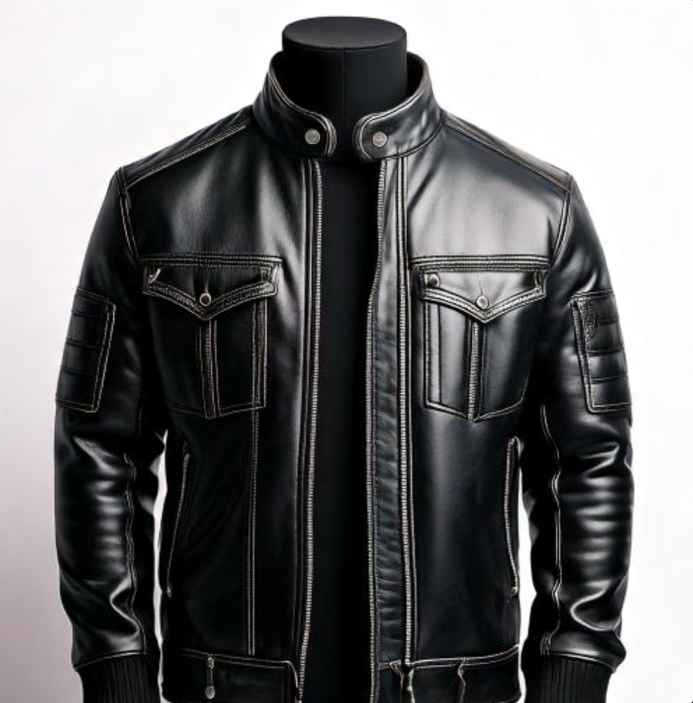 Jacket en Cuir Homme - JC Maverick